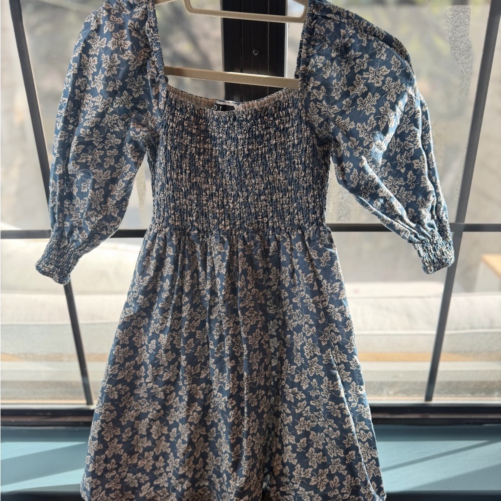 O.P.T women’s blue floral dress